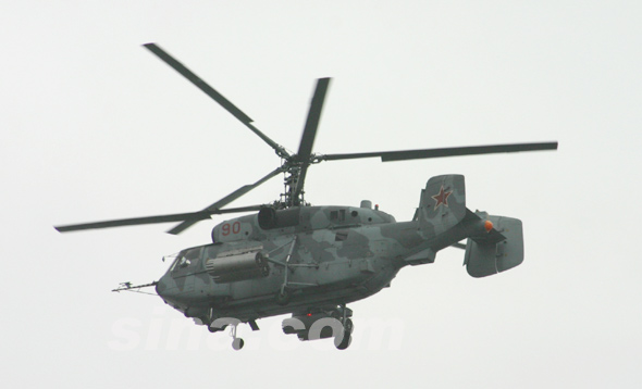 图文：编号90俄卡-29战斗运输直升机