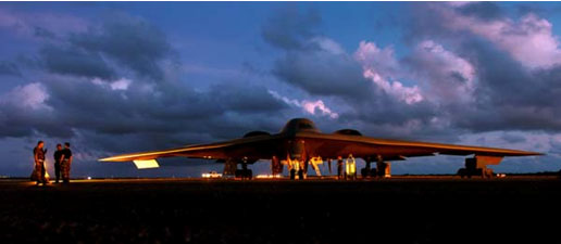 诺·格公司开始试飞新B-2隐身轰炸机雷达天线