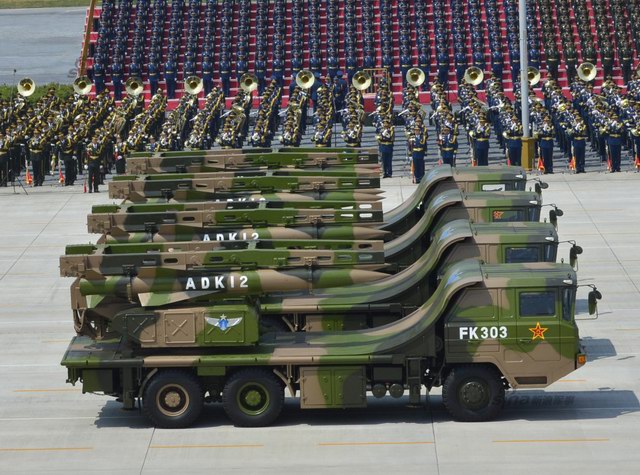 阅兵显示中国国防实力大增