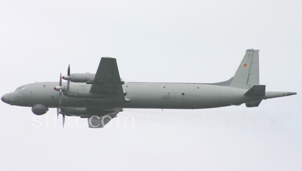 图文:俄海军航空兵伊尔-3反潜机侧视图