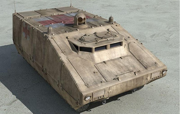 图文：FCS未来作战系统中的医疗车