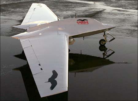 英国展示首架“科莱克斯”隐身无人侦察机(图)