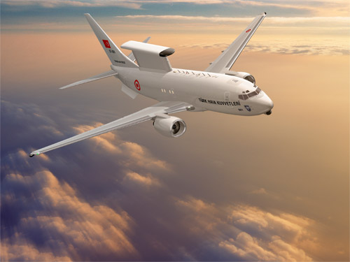 土耳其首架和平鹰预警机737平台开始改装(图)