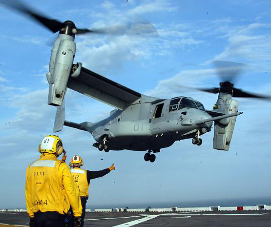 美军V-22事故导致新的操作程序和软件改进(图)