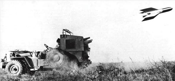 图文：安装在装甲车上的阿法国ss－1导弹