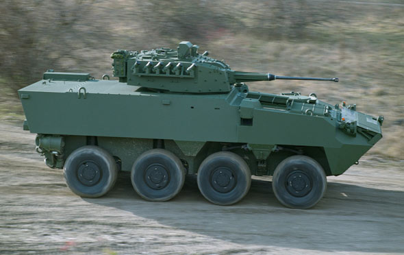 捷克将购199辆潘德II型8×8轮式装甲车(图)