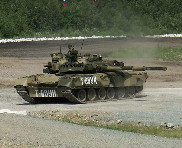 图文：俄军T-80UK指挥型主战坦克