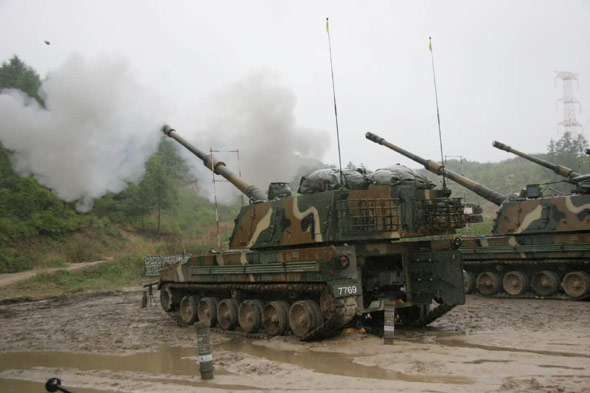 中韩日三国自行榴弹炮综合对比(图)