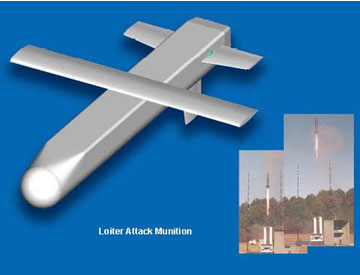 美军空中待机攻击导弹完成控制试验弹试射(图)