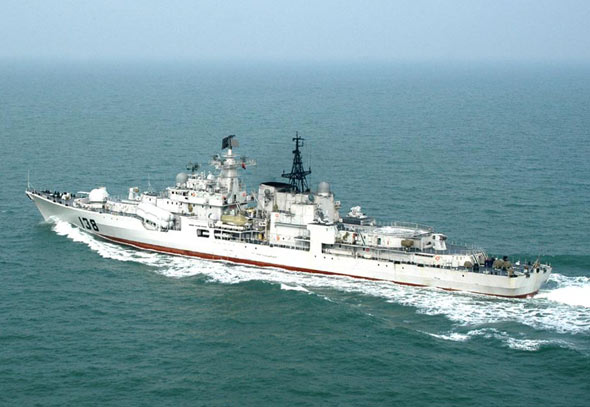 图文：俄向外国客户移交的现代II级导弹驱逐舰