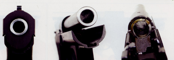 图文：该系列手枪的枪管为精锻机冷锻成型