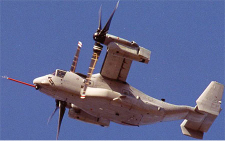 汉胜公司为美军V-22旋翼机提供电源系统(图)