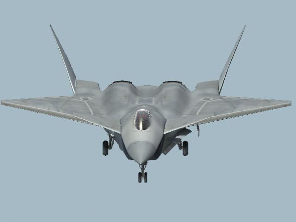 图文：中国歼-14正面特写想像图