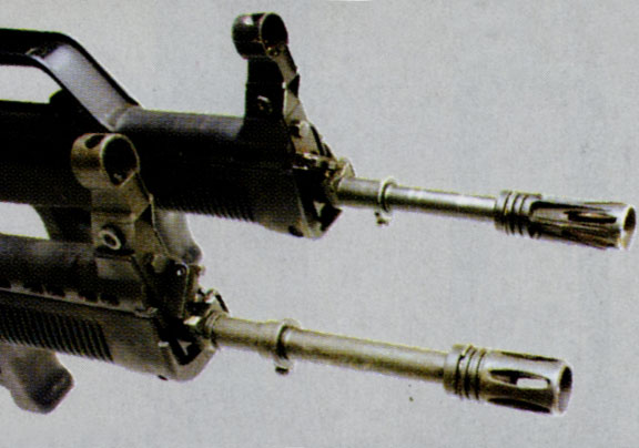 图文：95式与99式自动步枪膛口装置区别