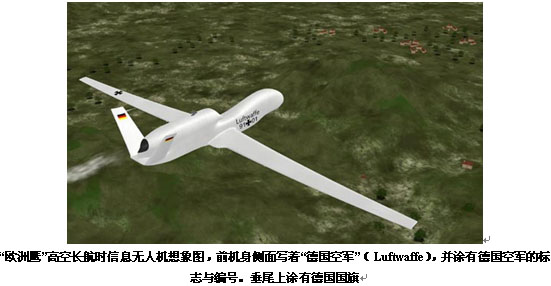 德美两国签署欧洲鹰无人机项目谅解备忘录(图)