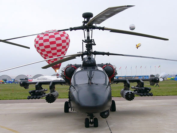 俄防长称将购买12架卡-52攻击直升机(图)