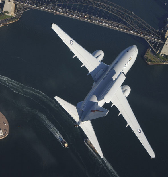 澳大利亚楔尾预警机服役时间推迟18个月(图)