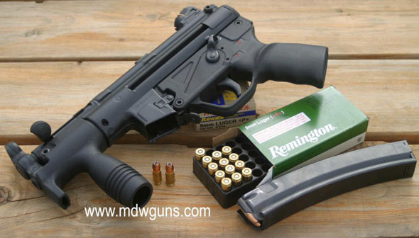 图文:德国HK公司MP5K超短型冲锋枪