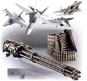 通用动力公司为F/A-18E/F提供机炮武器系统(图)