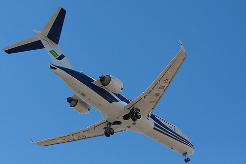 ARJ21-700腹部特写
